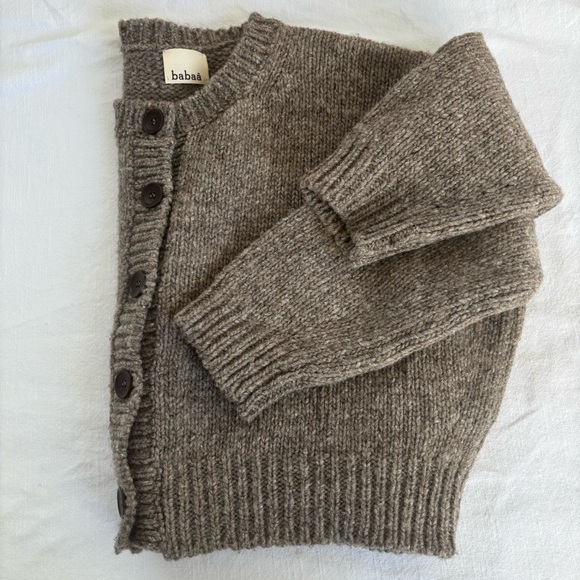 Babaa Wool Cardigan No 61 in Dark Mist - Picture 9 of 9